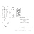 Hochstrom -Dip Common -Modus -Spuleninduktor